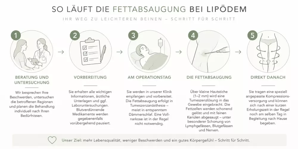 Fettabsaugung Lipödem Ablauf